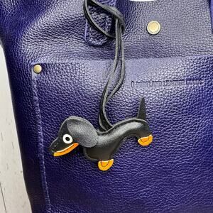 Dachshund Wiener Dog Bag Charm Dog Lover Purse Charm Black Dog Cute Dog Charm